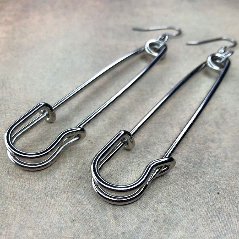 Safety Pin Earrings